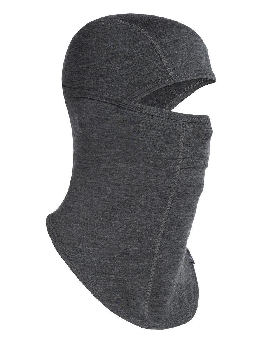 Jet Heather Icebreaker Unisex Merino Apex Balaclava Women's Headband | AU 1466YXFU